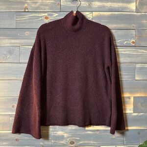 French Connection Deep Purple Turtleneck Sweater